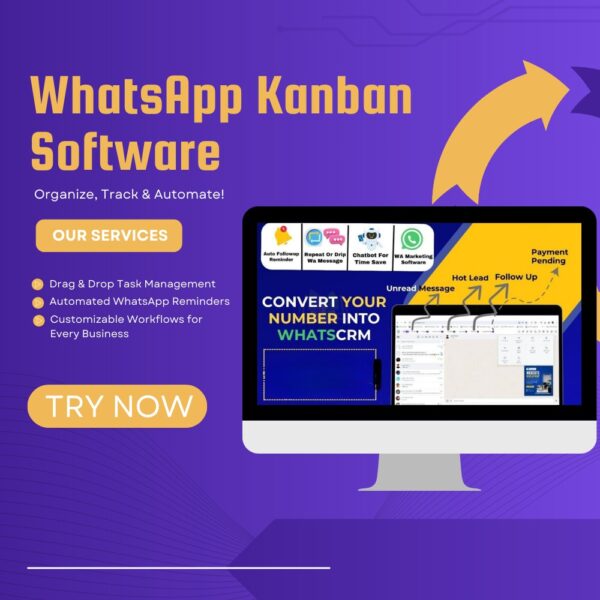 Revolutionize Customer Interaction with WhatsApp CRM! ( 1 Year Version)